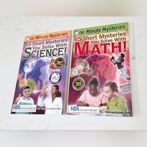 BOGO 65 Short Mysteries You Solve With Math And Science Books